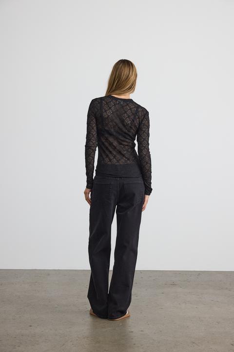 Actual product image Noisy May Spitzen Oberteil (L)