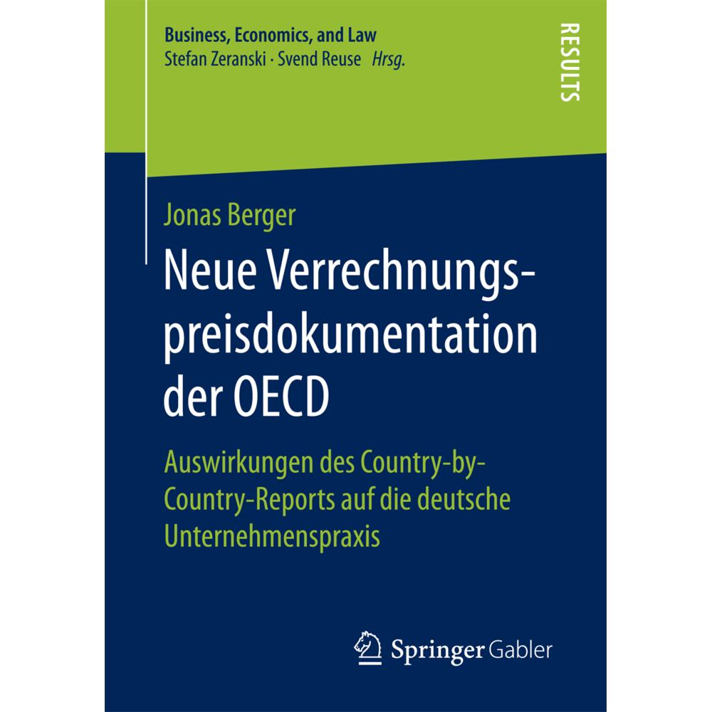 Neue Verrechnungspreisdokumentation der OECD, Fachbücher von Jonas Berger