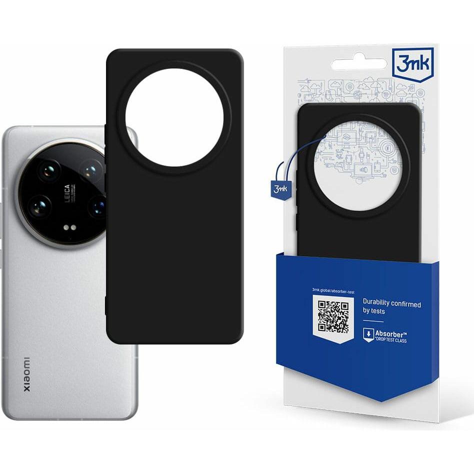 3MK Custodia trasparente per Xiaomi 14 Ultra (Xiaomi 14 Ultra), Cover smartphone, Trasparente