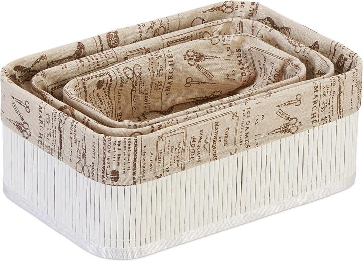 Actual product image Relaxdays storage basket (30 cm, 3x)