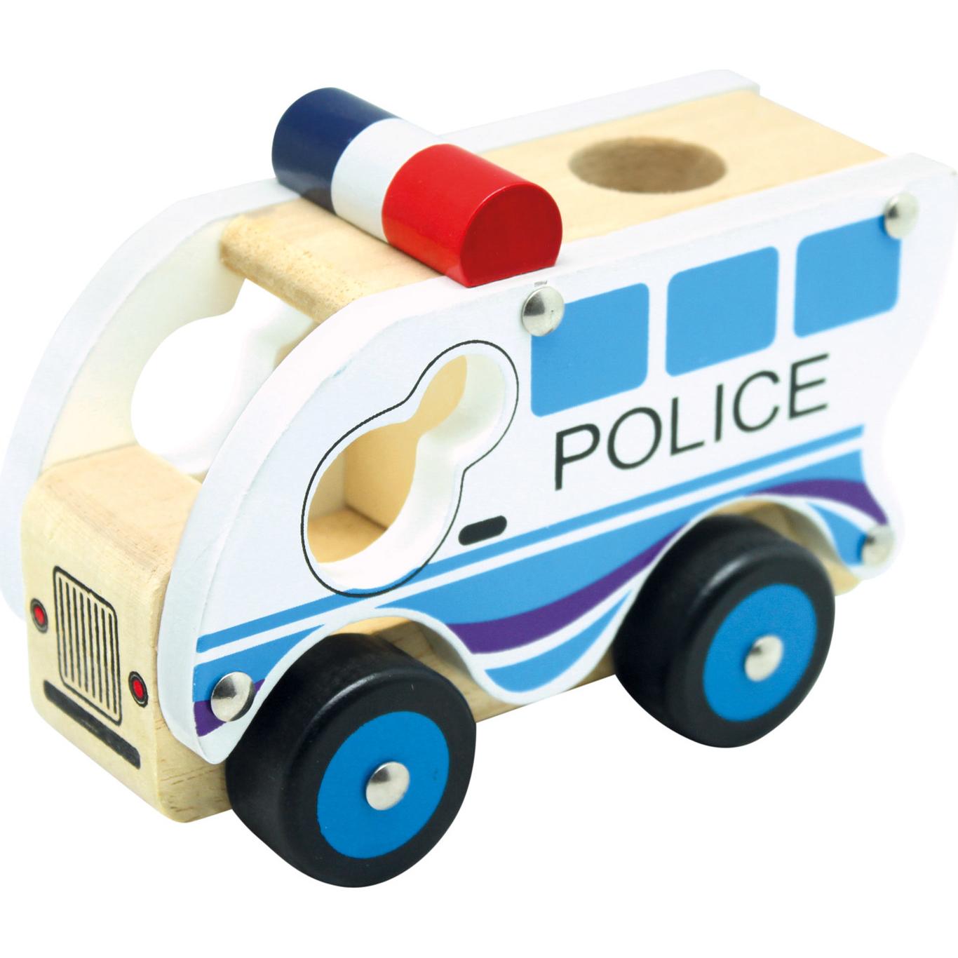 Bino Holzauto - Polizei (84082)