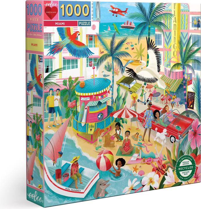 Produktbild Eeboo Puzzle 1000 pcs - Miami - (EPZTMIA) (1000 Teile)