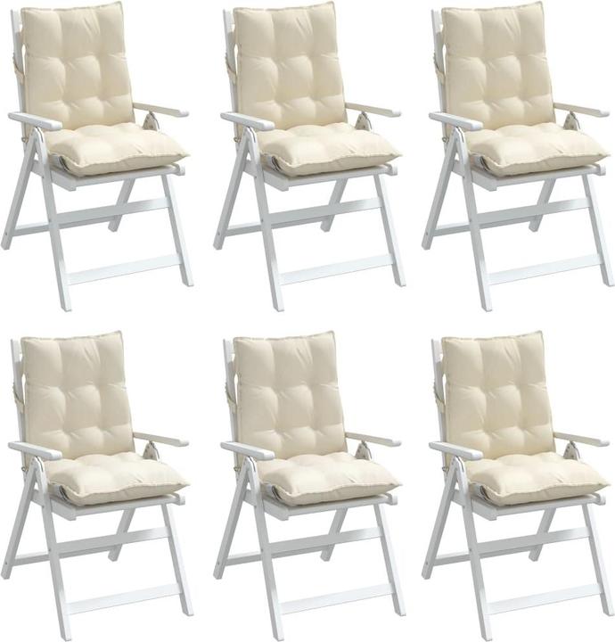 Produktbild vidaXL Gartenstuhlauflage für Niedriglehner (100 x 50 cm)