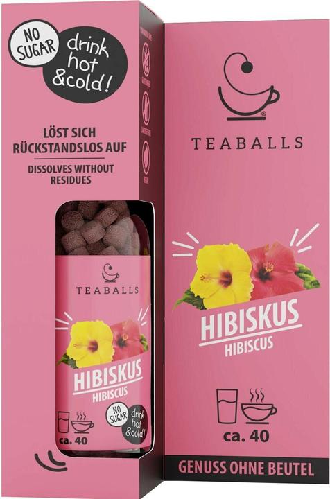 Actual product image Teaballs Hibiscus Black Selection 30-75 cups (73 g)