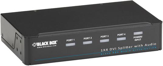 Produktbild Black Box AVSP-DVI1X4 Videosplitter DVI 4x DVI-D