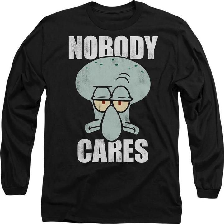 Produktbild Spongebob Squarepants Nobody Cares Meme TShirt (M)