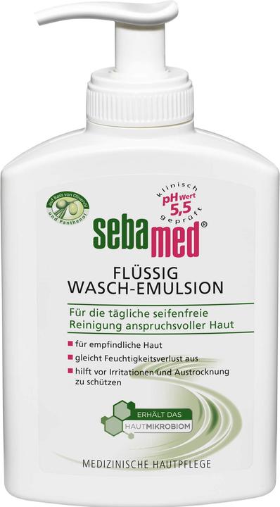 Sebamed Sebmed, medizinische Olivenwaschemulsion, 200 ml (Waschcrème, 200 ml)