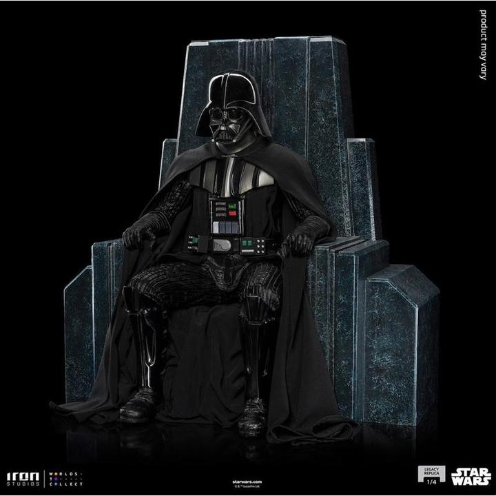Actual product image Iron Studios Star Wars Legacy Replica 1/4 Darth Vader on Throne