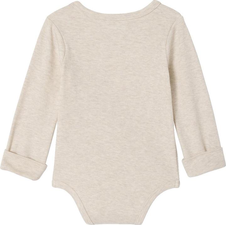 Actual product image Vertbaudet Bio-Kollektion: 5er-Pack mitwachsende Baby Wickelbodys, Langarm (62)