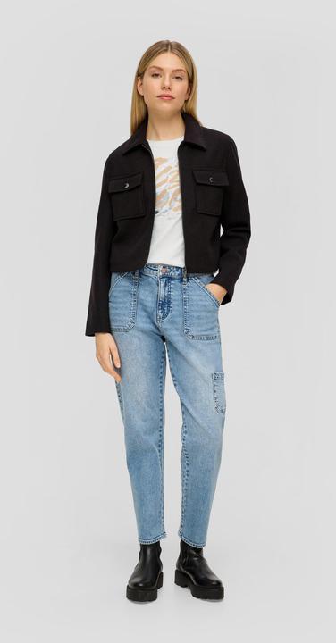 Actual product image S.Oliver T-Shirt Longsleeve mit Effektprint (48)