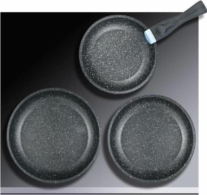 Produktbild Arthur Martin Pfanne Terracotta Edel Ø 24 cm Ø 20 cm Ø 26 cm (3 Stück) (Bratpfanne, Edelstahl)