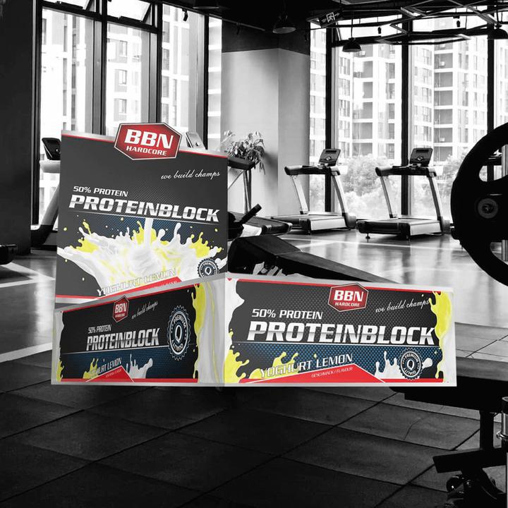 Actual product image Best Body Nutrition BBN Hardcore Protein Block (Yoghurt Lemon, 1 pcs., 1350 g)