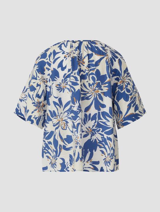 Produktbild S.Oliver Bluse Strukturierte Bluse aus Viskosemix mit Raffung (44)