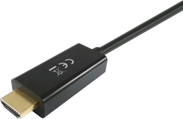 Produktbild equip Displayport Adapter HDMI St/St 2.0m 4K/30Hz schwarz (2 m, DisplayPort)
