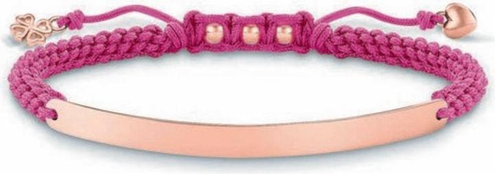 Thomas Sabo Bracciale conchiglia (21 cm, Materiale sintetico, Argento)