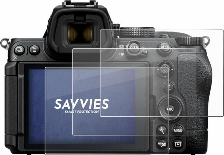 Actual product image Savvies 3x Smart Glass - 9H Hybrid Glass Screen Protector for Nikon Z5 II