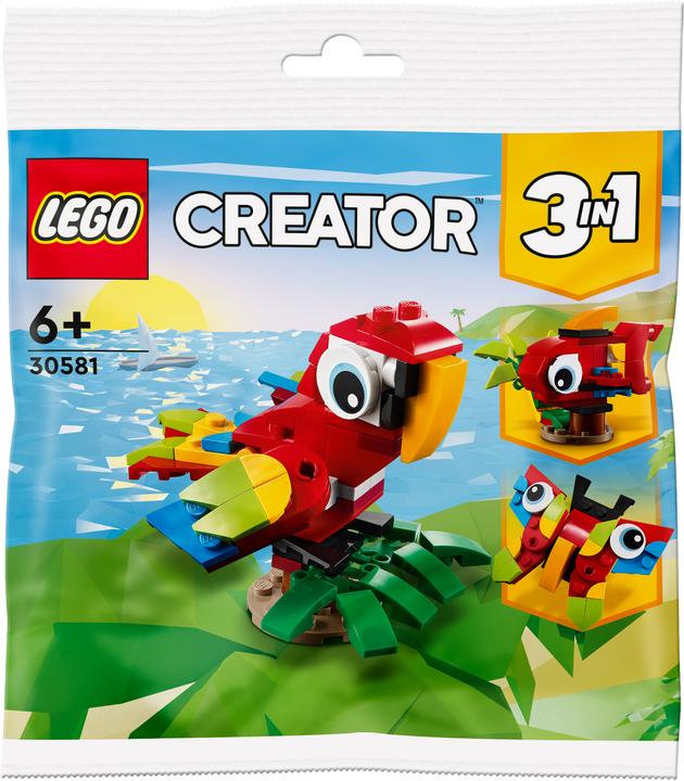 Actual product image LEGO Tropical parrot (30581, LEGO Creator 3-in-1)
