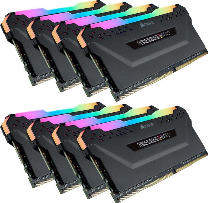 Produktbild Corsair Vengeance RGB Pro (8 x 32GB, 3200 MHz, DDR4-RAM, DIMM)