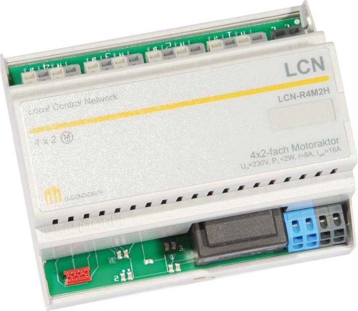 Issendorff Relay module incl. LCN-R4M2H Supply for 4x2 blind motors 230V/8