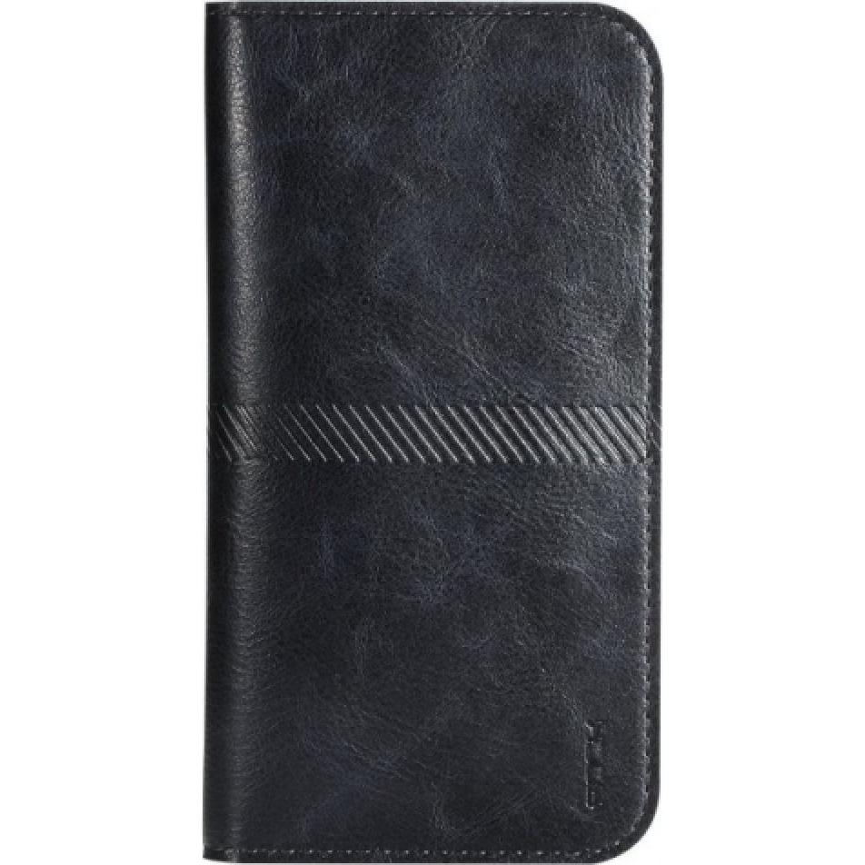 Thumbnail - Rock Smartphone Universal Leder Hülle für 4.8 - 6.0" (Apple iPhone 8 Plus), Smartphone Hülle, Schwarz