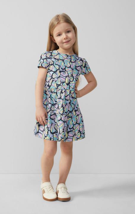 Image du produit S.Oliver Kleid Ausgestelltes Stufenkleid mit Puffärmeln (98)