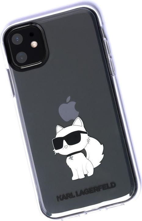 Produktbild Karl Lagerfeld KLHCN61HNCHTCT iPhone 11 / Xr 6.1" transparent hardcase Ikonik Choupette (Apple iPhone 11, Apple iPhone XR)
