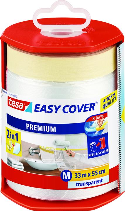 Actual product image tesa EASY COVER Premium masking film for painting work incl. dispenser (550 mm)