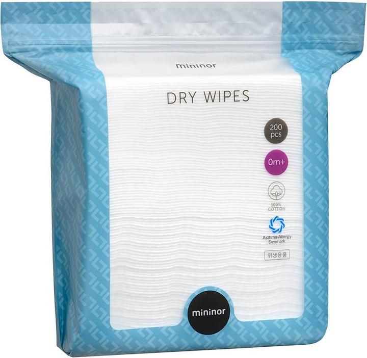 Actual product image Mininor Global - Dry Wipes - 200 pcs (10510) (200 Piece)