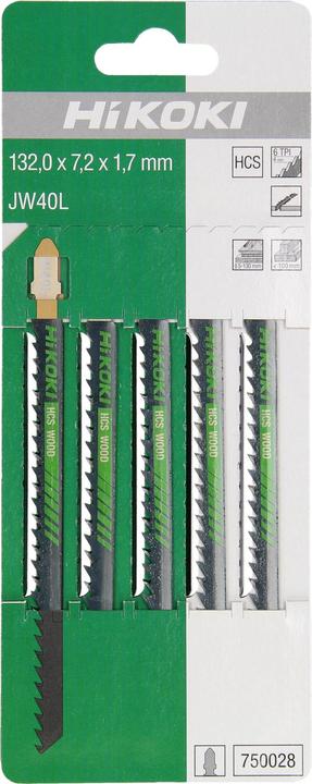 Produktbild Hikoki Stichsgebltter Holz 750028