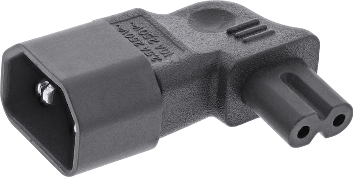 InLine Adaptateur secteur IEC 60320 C14 / C7 (C14, C14)