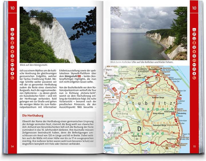 Produktbild Wanderführer Rügen, mit Hiddensee und Fischland-Darss-Zingst, 55 Touren mit