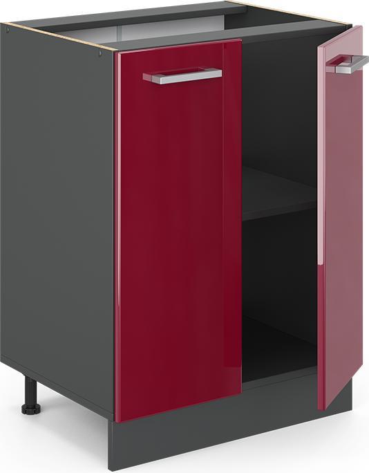 Anthrazit, Bordeaux Hochglanz, Rot, Rot Hochglanz