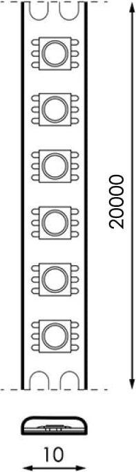 Produktbild VoltShine Waterproof LED Strip with Warm Light for Indoor and Outdoor Ambiance (Warmweiss, 2000 cm, Outdoor)