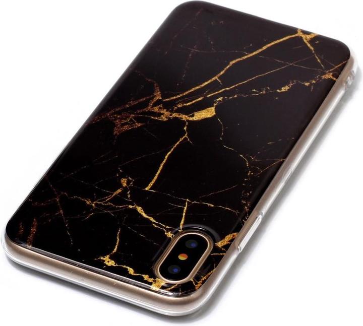 Actual product image Cover-Discount Silicone Rubber Case Marble (Apple iPhone X, Apple iPhone XS)