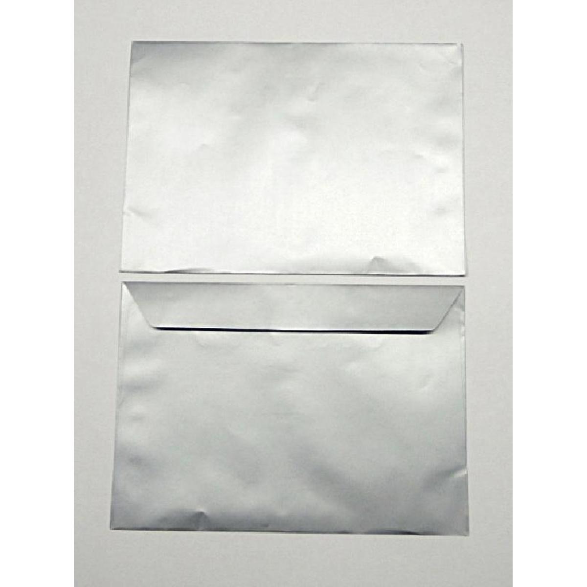Thumbnail - Blanke, Briefumschlag, Briefumschläge C4 130g/qm haftklebend VE=100 Stück silber (C4, 100 x)