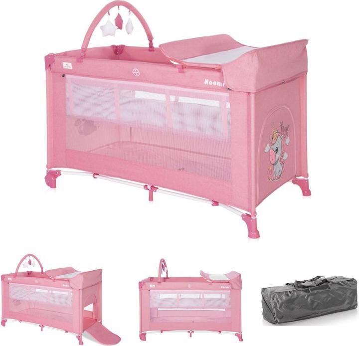 Actual product image Lorelli Travel cot Noemi 2 levels (60 x 120 cm)