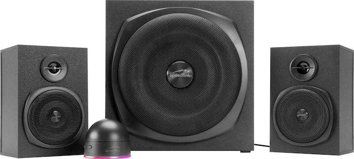 Speedlink GRAVITY LT 2.1 Subwoofer System, black