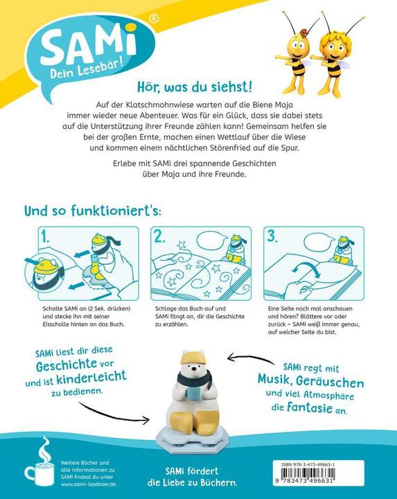 Immagine prodotto Ravensburger SAMi - Die Biene Maja - Die schönsten Freundschaftsgeschichten (Tedesco, Carla Felgentreff, 2022)