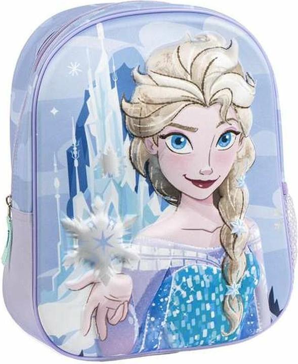 Actual product image Disney Frozen Schulrucksack 3D Frozen Blau 25,0 x 31,0 x 10,0 cm