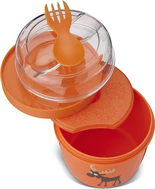 Produktbild Carl Oscar Nice Cup ™ L Orange-Moose breakfast container with cooling insert