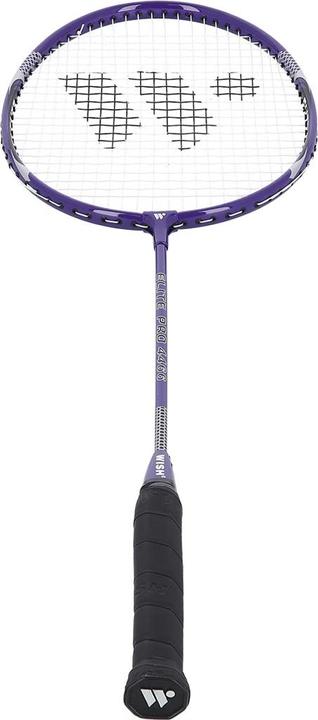 Actual product image Wish Formula Nils Badminton racket set Wish ALUMTEC 4466, purple