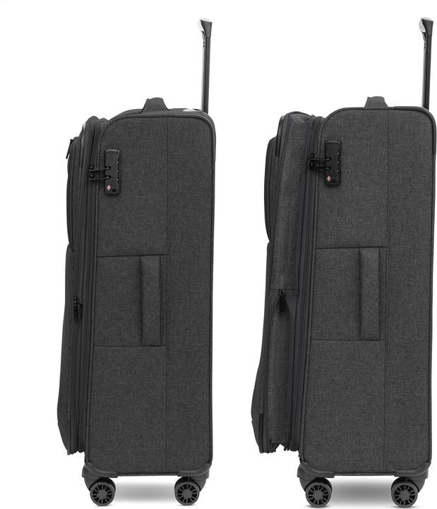 Image du produit Redolz Essentials 12 LARGE Trolley 4 roues 79 cm avec soufflet d'extension (98 l)