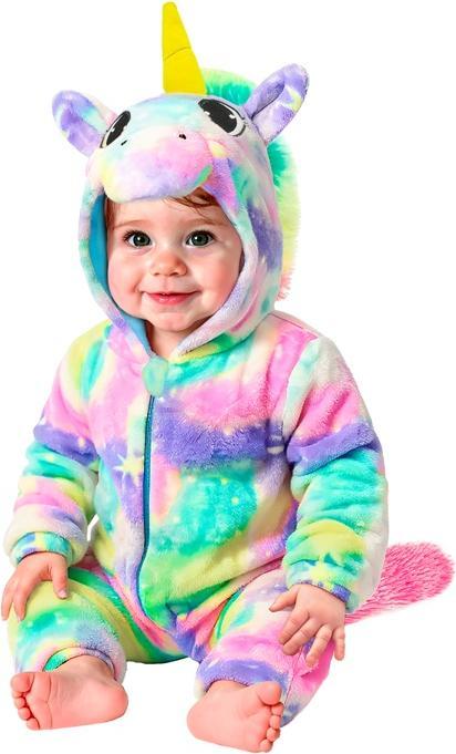 Produktbild Widmann Einhorn Samt Plüschkostüm