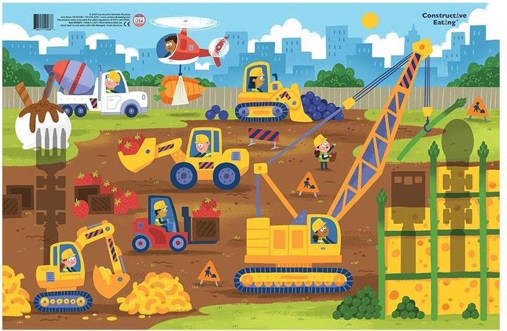 Actual product image Constructive Eating Construction sites fan set