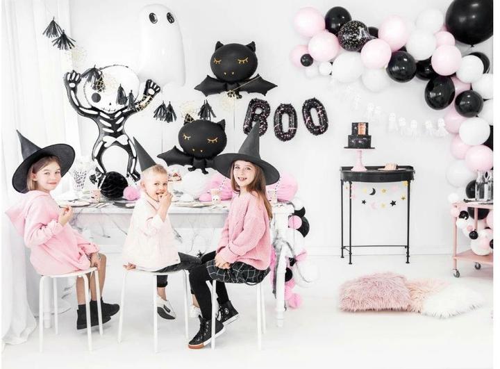 Produktbild Partydeco Ballons Folienballon Skelett 84 x 100 cm, Schwarz/Weiss (1 x)