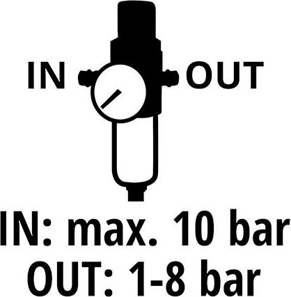 Actual product image Einhell Combined maintenance unit