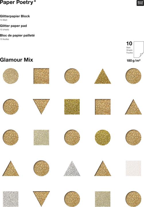 Rico Design Poetry Glamour (180 g/m², 1 x)