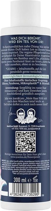 Produktbild Jean & Len Volumen Bambus (300 ml, Flüssiges Shampoo)