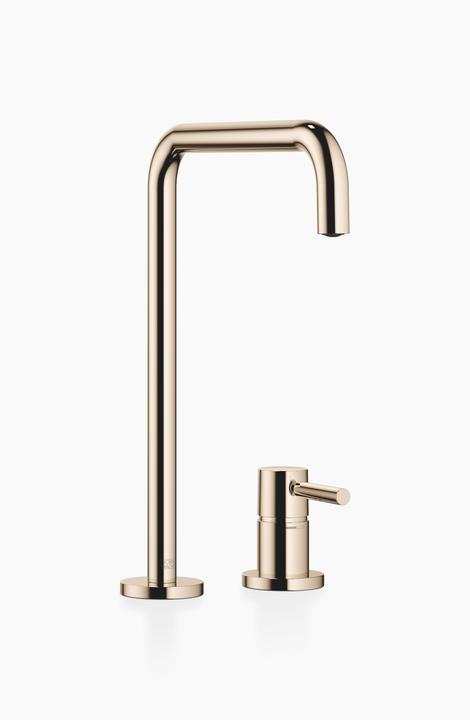 Produktbild Dornbracht META Square Küchenarmatur, Zweilochbatterie, Ausladung 235mm, Einzelrosetten