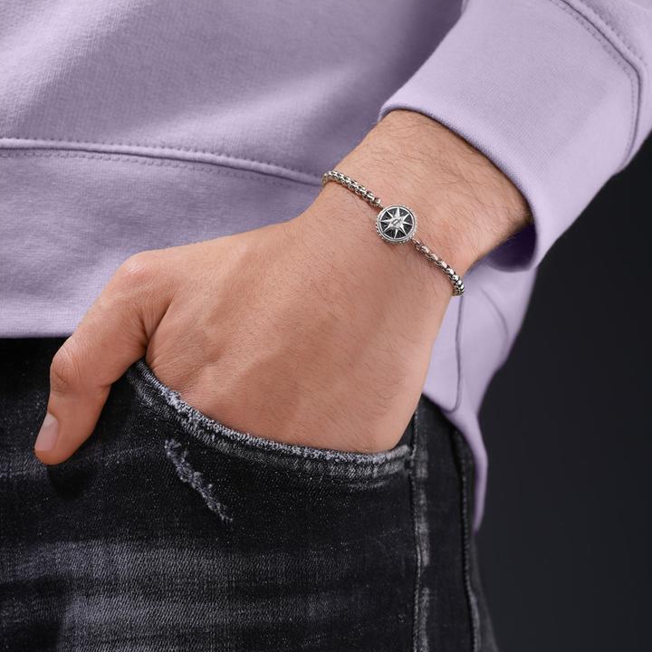 Immagine prodotto Police Bracciale Octogram (21 cm, Acciaio inossidabile)